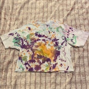 Tie dye crop